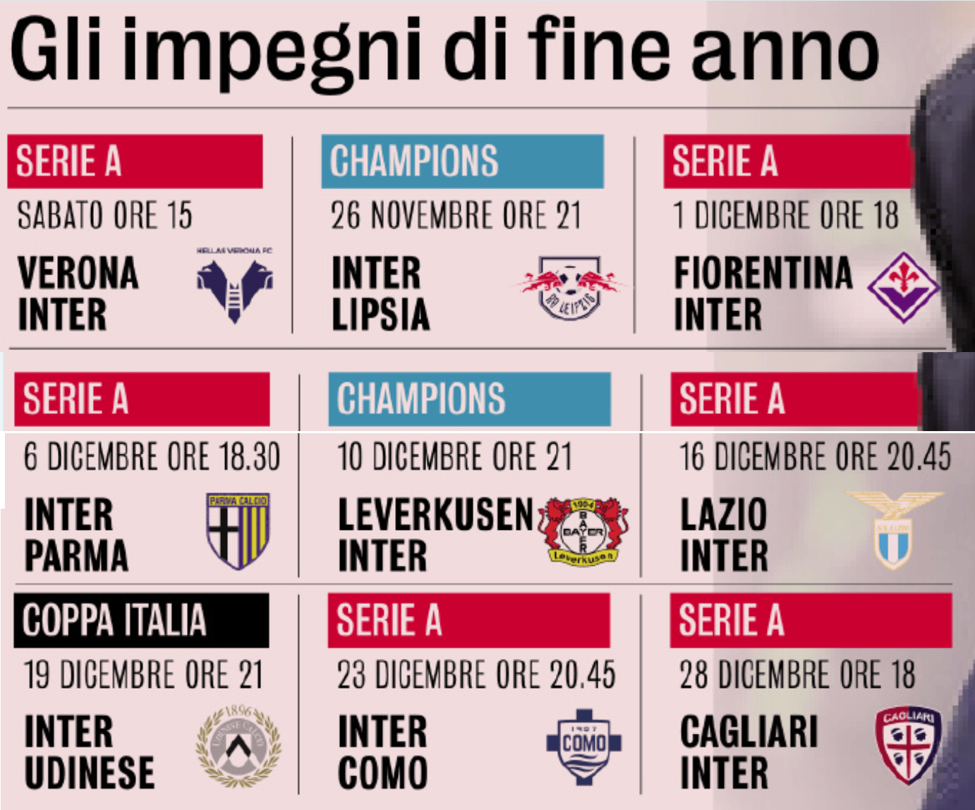 包含国际米兰主场失利，积分榜排名下滑的词条