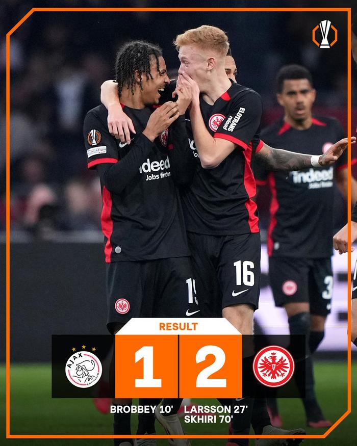 关于法兰克福客场惨遭逆转,欧联杯希望黯淡的信息 关于法兰克福客场惨遭逆转,欧联杯希望黯淡的信息