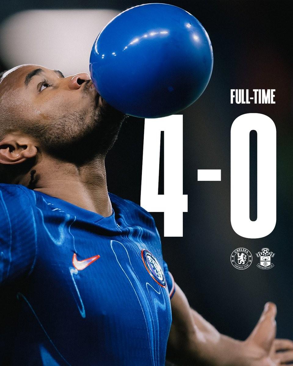 关于南安普顿大胜切尔西，逼近欧战区的信息